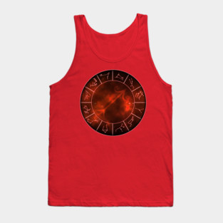 Saggitarius Zodiac Symbol Tank Top