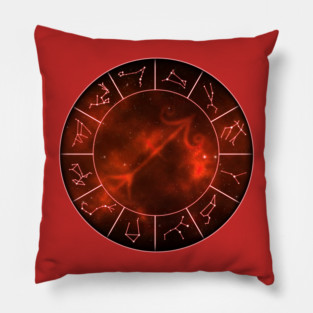 Saggitarius Zodiac Symbol Pillow