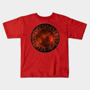 Saggitarius Zodiac Symbol Kids T-Shirt