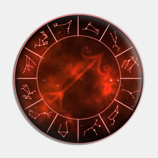 Saggitarius Zodiac Symbol Pin