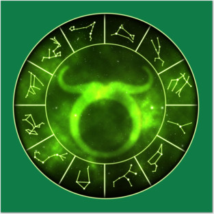 Taurus Zodiac Sign Posters and Art
