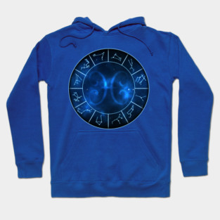 Pisces Zodiac Symbol Hoodie