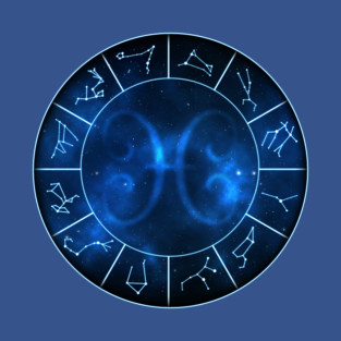 Pisces Zodiac Symbol T-Shirt