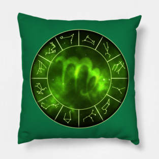Virgo Zodiac Symbol Pillow