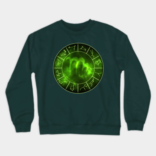 Virgo Zodiac Symbol Crewneck Sweatshirt