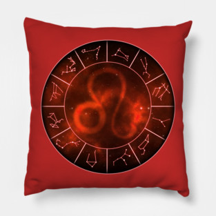 Leo Zodiac Symbol Pillow
