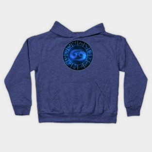 Cancer Zodiac Symbol Kids Hoodie