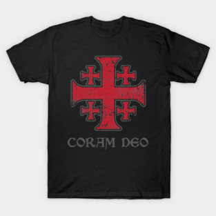 Coram Deo Jerusalem Cross T-Shirt