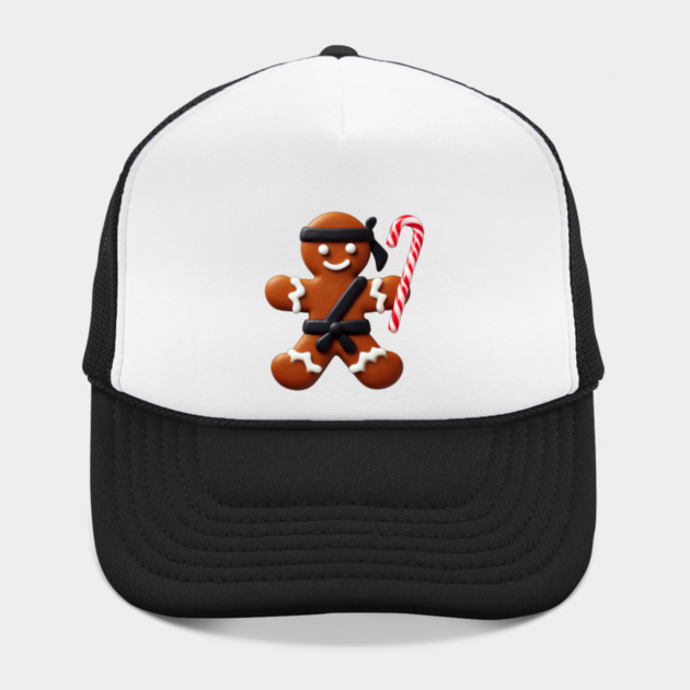 Funny Ninja Gingerbread Man Cookie Candy Cane Sword by Frank Ring