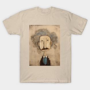 Abstract Einstein Portrait 3 T-Shirt