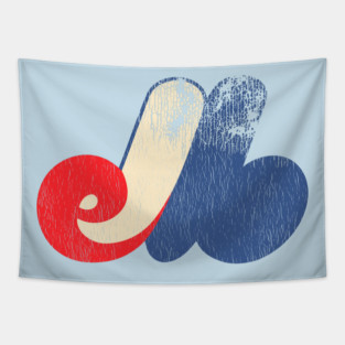 Defunct Montreal Expos Baseball Tapestry