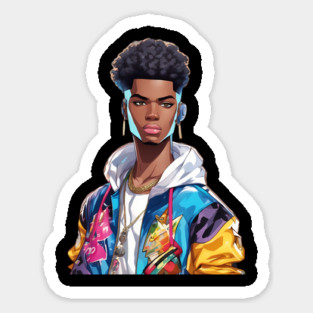 Afro Hip Hop Sticker