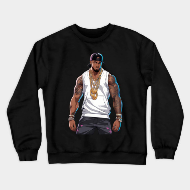 Thug Gangsta Crewneck Sweatshirt by animegirlnft
