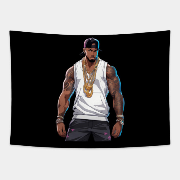 Thug Gangsta Tapestry by animegirlnft