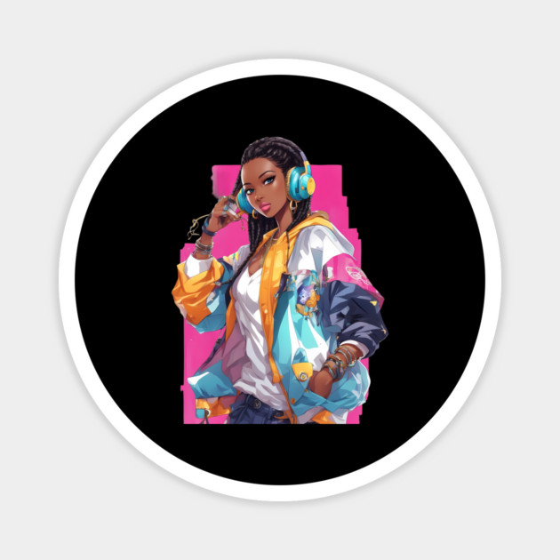 DJ Hip Hop Magnet by animegirlnft
