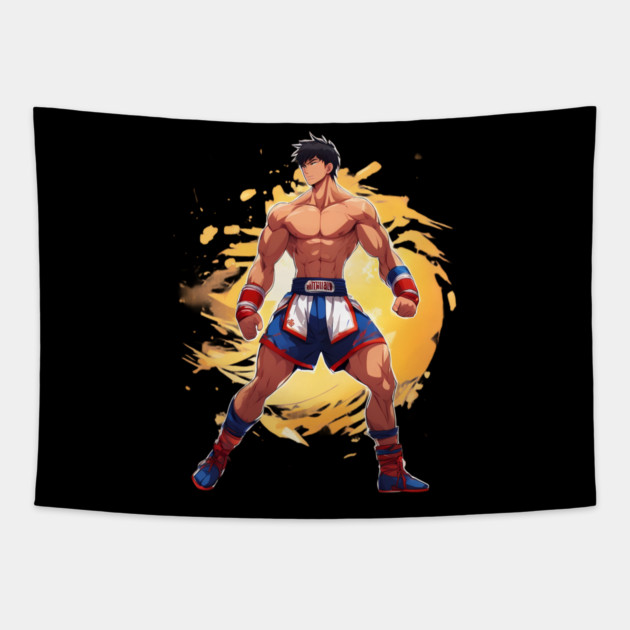 MMA Muay Thai Tapestry by animegirlnft