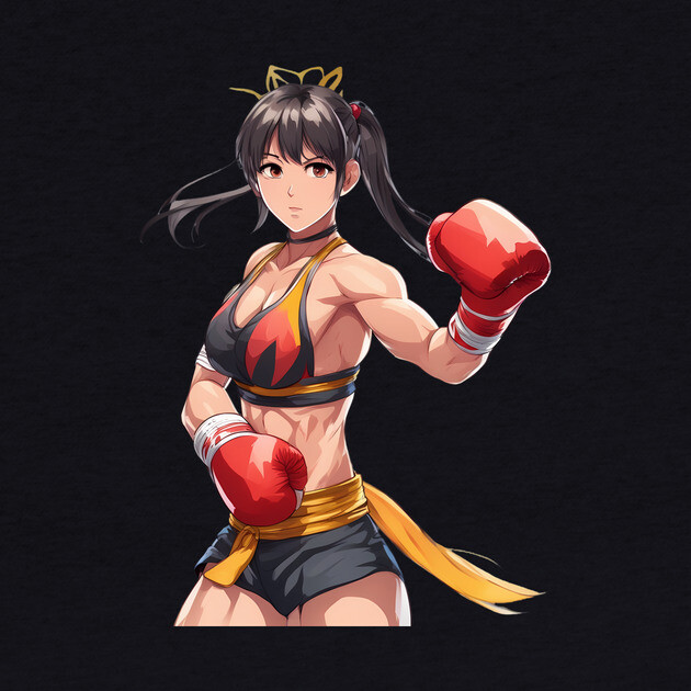 MMA Female Fighter by animegirlnft