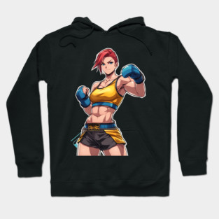 Kick Boxing Girl Hoodie