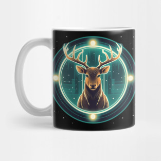 Deer in Ornament, Love Deers Mug