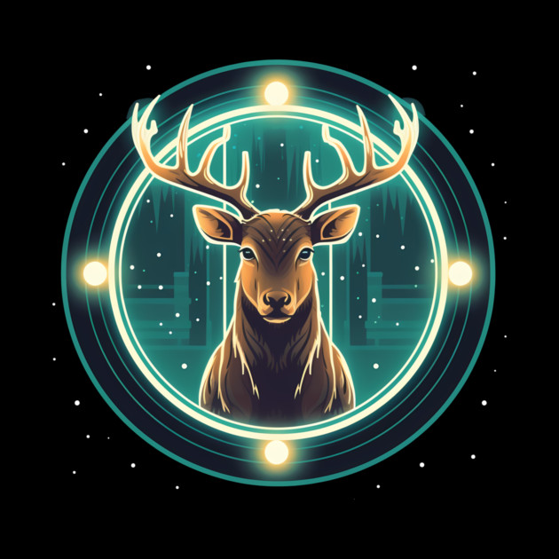 Deer in Ornament, Love Deers by logiamerch