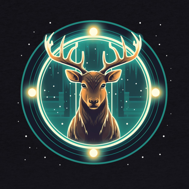 Deer in Ornament, Love Deers by logiamerch