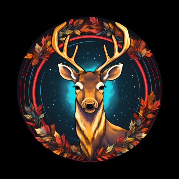 Deer in Ornament, Love Deers by logiamerch