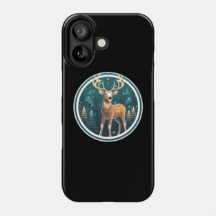 Deer in Ornament, Love Deers Phone Case