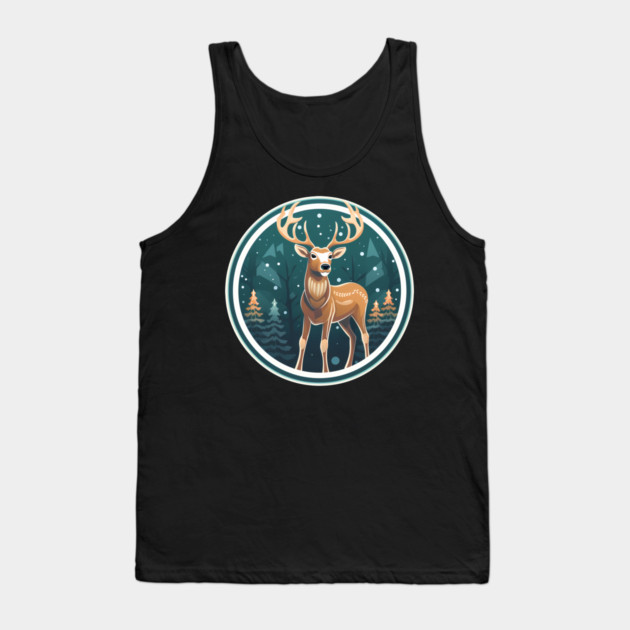 Deer in Ornament, Love Deers Tank Top by logiamerch