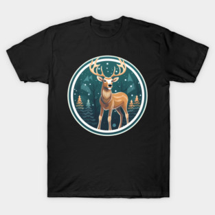 Deer in Ornament, Love Deers T-Shirt
