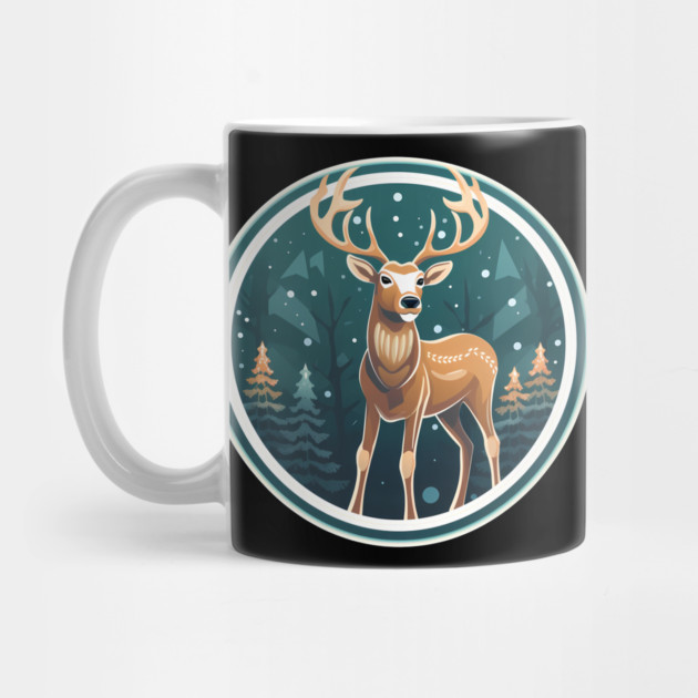 Deer in Ornament, Love Deers by logiamerch