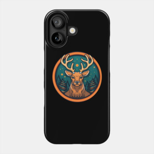 Deer in Ornament, Love Deers Phone Case