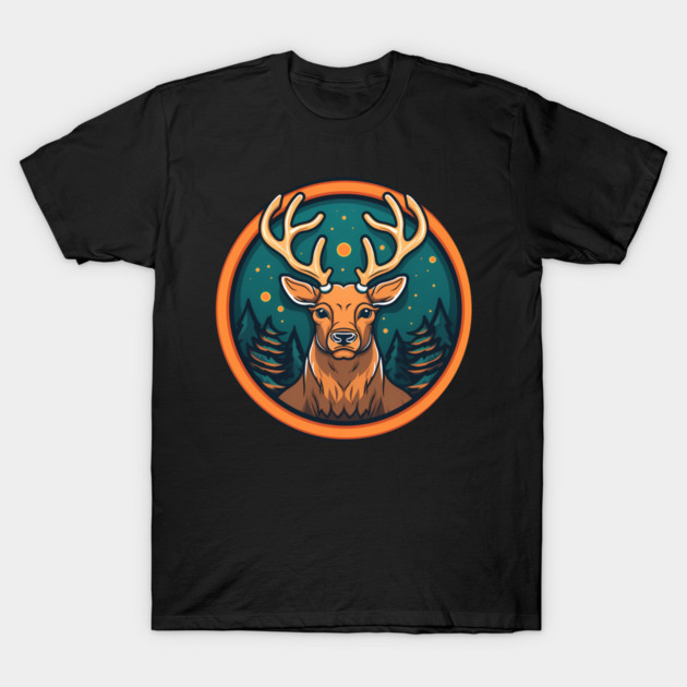 Deer in Ornament, Love Deers T-Shirt by logiamerch
