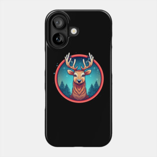 Deer in Ornament, Love Deers Phone Case