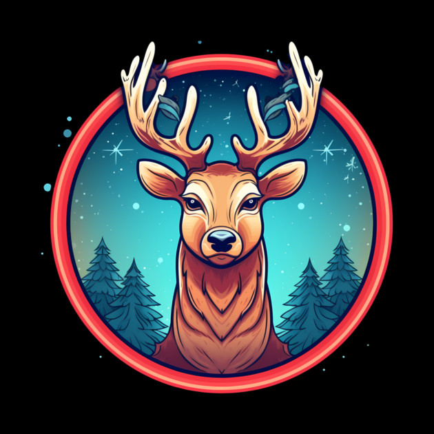 Deer in Ornament, Love Deers by logiamerch