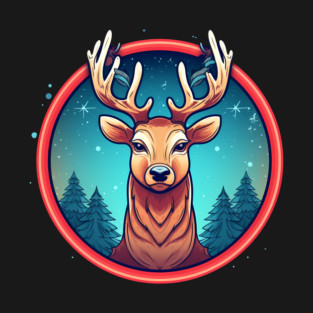 Deer in Ornament, Love Deers T-Shirt