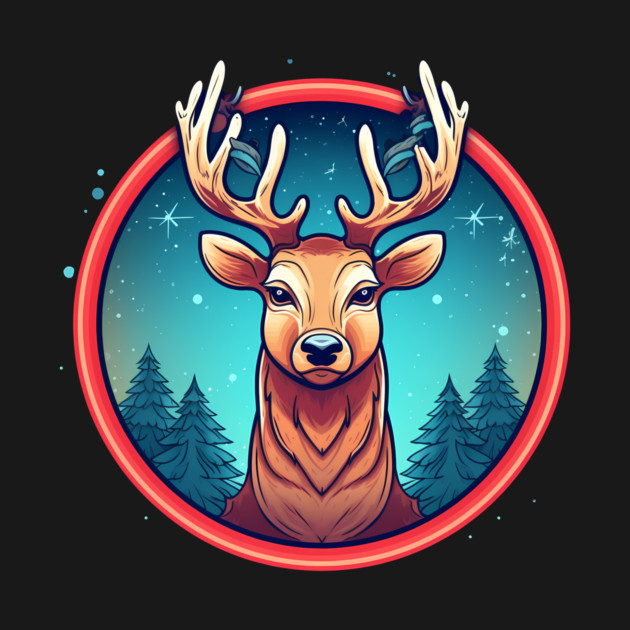 Deer in Ornament, Love Deers by logiamerch