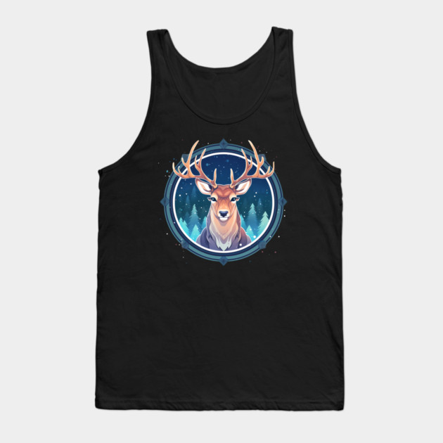 Deer in Ornament, Love Deers Tank Top by logiamerch