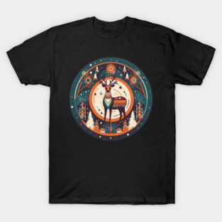Deer in Ornament, Love Deers T-Shirt