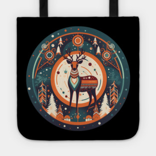 Deer in Ornament, Love Deers Tote