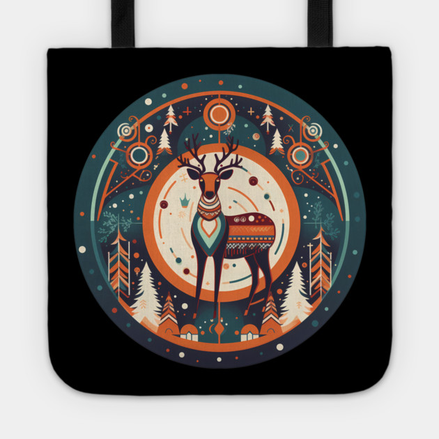 Deer in Ornament, Love Deers Tote by logiamerch