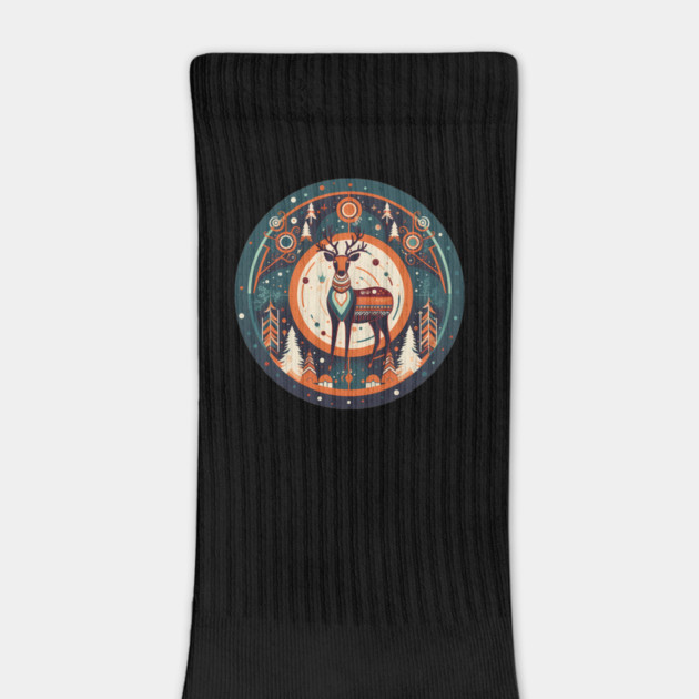 Deer in Ornament, Love Deers by logiamerch