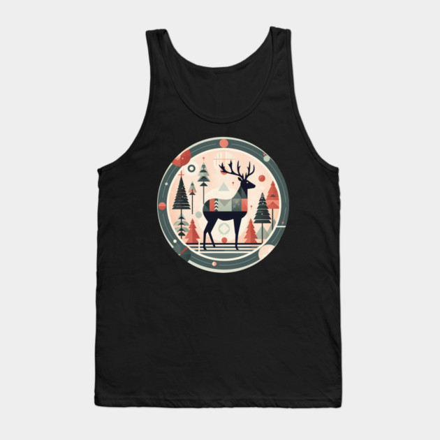 Deer in Ornament, Love Deers Tank Top by logiamerch