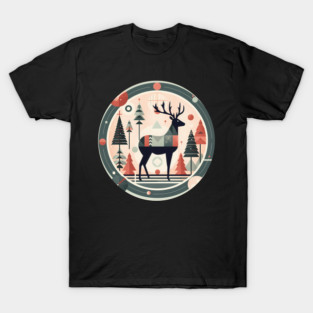 Deer in Ornament, Love Deers T-Shirt