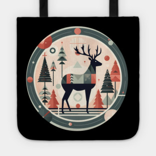 Deer in Ornament, Love Deers Tote
