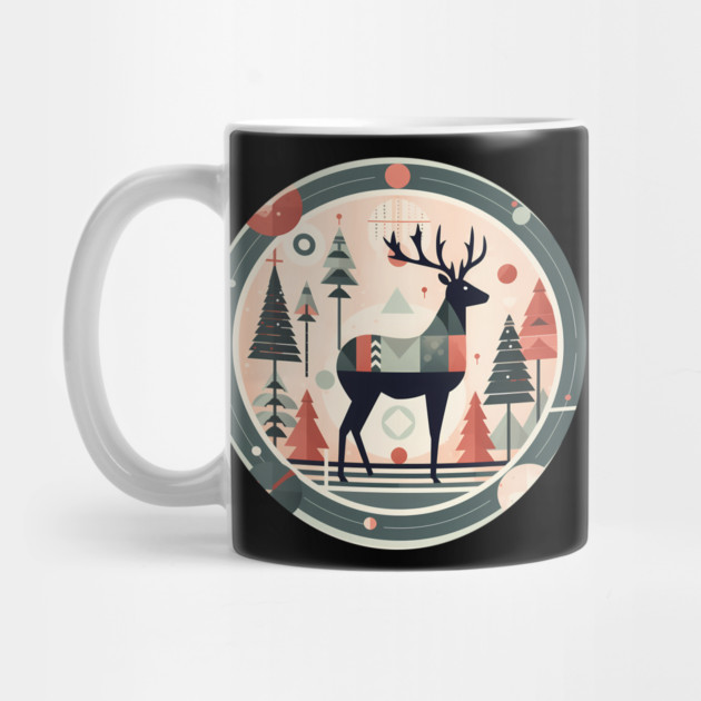 Deer in Ornament, Love Deers by logiamerch