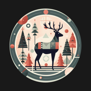 Deer in Ornament, Love Deers T-Shirt