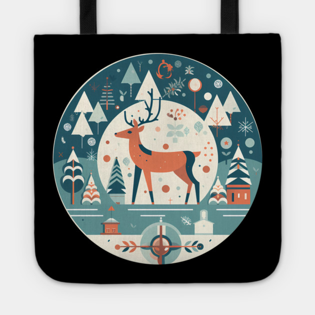 Deer in Ornament, Love Deers Tote by logiamerch