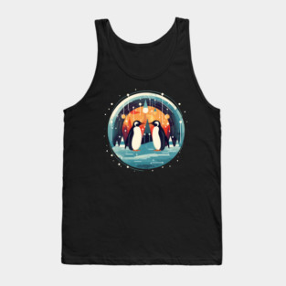 Penguin in Ornament, Love Penguins Tank Top