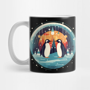 Penguin in Ornament, Love Penguins Mug