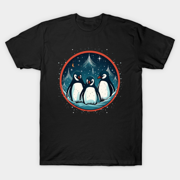 Penguin in Ornament, Love Penguins T-Shirt by logiamerch